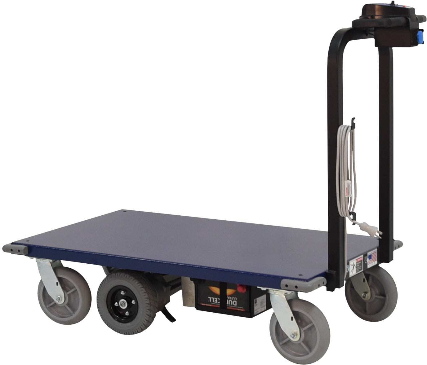 Motorized Platform Cart Angled